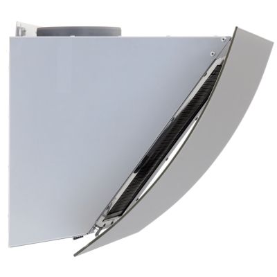2. Okap kominowy AKPO WK-4 CLARUS 60 SZARY (front szare szkło)