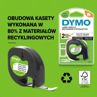 5. DYMO LetraTag LT-100H + Tape drukarka etykiet 160 x 160 DPI 6,8 mm/s ABC