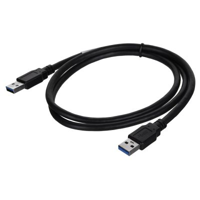 2. LANBERG KABEL USB-A 3.0 M/M 1M CZARNY CA-USBA-30CU-0010-BK