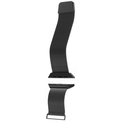 9. Pasek Puro 'MILANESE' na Apple Watch 42/44/45/49mm - czarny