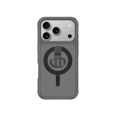 Etui AMAZINGTHING Titan Pro Grip Ring Set na iPhone 17 Pro kompatybilne z MagSafe - czarne