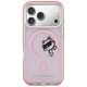 3. Etui Karl Lagerfeld IML Peekaboo MagSafe na iPhone 17 Pro - różowe