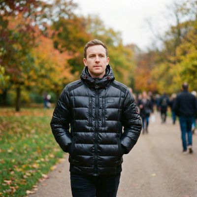 3. Kurtka męska Geographical Norway BAPTISTE BLACK DB MEN 056 BLACK (WZ8155H/GN-NOIR)