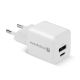 4. EVERACTIVE ŁADOWARKA SIECIOWA GAN 1 X USB, 1 X USB-C QUICK CHARGE 3.0 20W BIAŁA SC-330Q