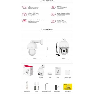 9. Kamera IP do monitoringu Foscam SD8EP 8MP