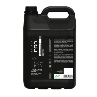 2. Dr Lucy - PRO HYDRAVITAL 5 l - nawilżająca odżywka z aloesem, jedwabiem i kiełkami pszenicy, dla psów i kotów
