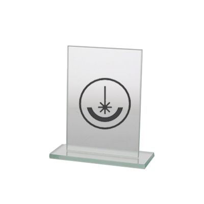 3. Trofeum szklane grawerowane