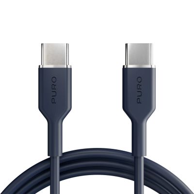 Kabel Puro ICON USB-C - USB-C 1,5m - granatowy
