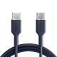 Kabel Puro ICON USB-C - USB-C 1,5m - granatowy