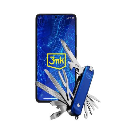 4. Szkło hartowane 3mk HardGlass Max Lite z czarną ramką na Xiaomi Redmi Note 13 Pro+