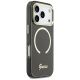 4. Etui Guess IML Script Metal MagSafe na iPhone 17 Pro - czarne