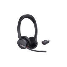 Yealink WH64 Hybrid Dual Teams Zestaw słuchawkowy Bezprzewodowy Opaska na głowę Biuro/centrum telefoniczne Micro-USB Bluetooth Podstawka do ładowania Czarny