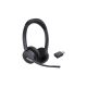 Yealink WH64 Hybrid Dual Teams Zestaw słuchawkowy Bezprzewodowy Opaska na głowę Biuro/centrum telefoniczne Micro-USB Bluetooth Podstawka do ładowania Czarny