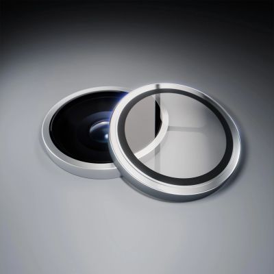 7. Szkło hartowane na obiektyw aparatu 3mk Lens Protection Pro do iPhone 16e - srebrne