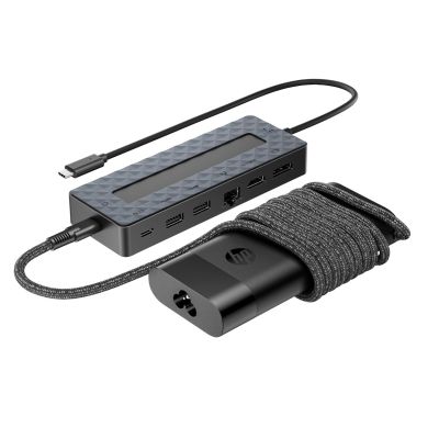 8. HP Zestaw uniwersalnego koncentratora USB-C i ładowarki do laptopów