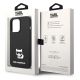 8. Etui Karl Lagerfeld Silicone Choupette Body na iPhone 14 Pro Max - czarne