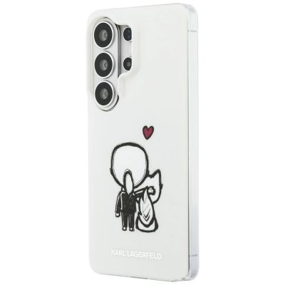 2. Etui Karl Lagerfeld IML Karl&Choupette MagSafe na Samsung Galaxy S26 Ultra - przezroczyste