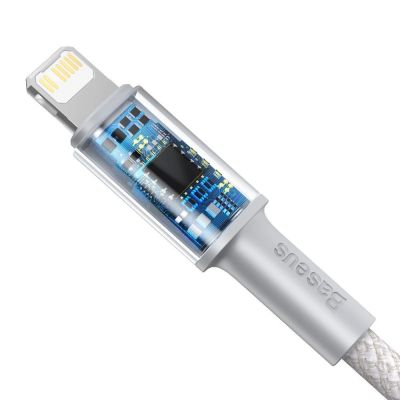 4. Kabel Baseus CATLGD-A02 Lightning - USB-C PD 20W 480Mb/s 2m - biały