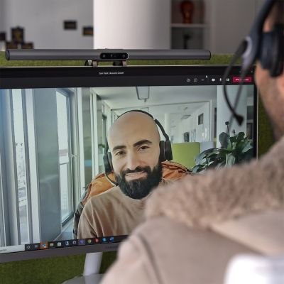6. 4smarts 2w1 LightBar Pro monitoria z kamerą, sreb.