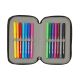 4. Real Madryt piórnik z wyposażeniem triple filled pencil case 37 pcs 412654857