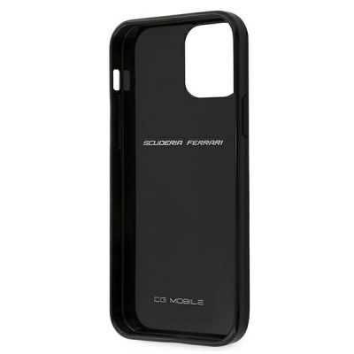 6. Etui Ferrari On Track Real Carbon na iPhone 12 mini - czarne