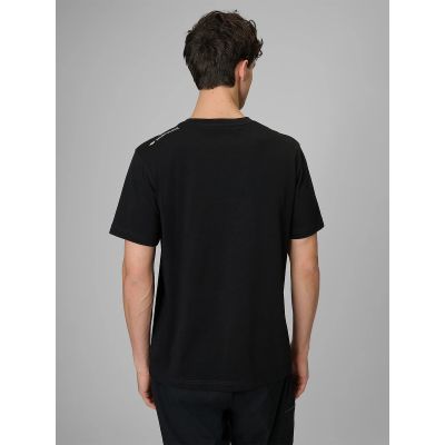 2. T-shirt regular z nadrukiem męski 4F 4FRSS26TTSHM3814-20S