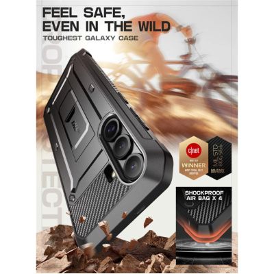3. Etui Supcase Unicorn Beetle Pro na Samsung Galaxy S25 FE - czarne