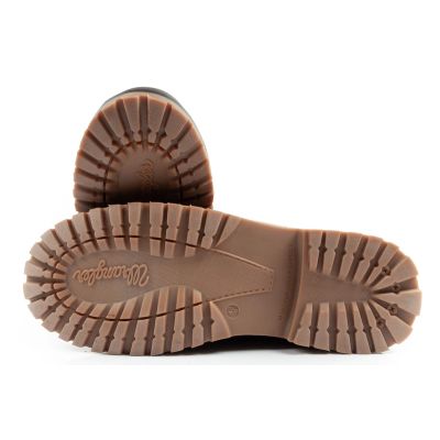 9. Wrangler Arch Fur buty męskie sztyblety trzewiki eleganckie ocieplane brązowe