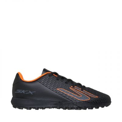 Buty piłkarskie dla dzieci Skechers SKX_2 czarno-pomarańczowe 252164L