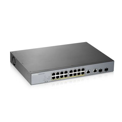 3. Switch Zyxel GS1350-18HP 18p PoE (PoE+: 16;) 250W Managed Gigabit