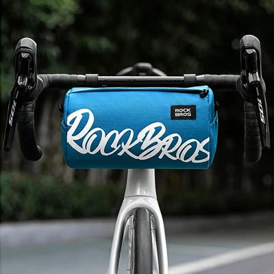 4. Torba rowerowa Rockbros G006 Flash Journey na kierownicę 3.6 l - niebieska