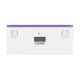2. Klawiatura gasket HERO84 HE White+Purple+Gradient+LIGHT JadeKing switch RGB AULA