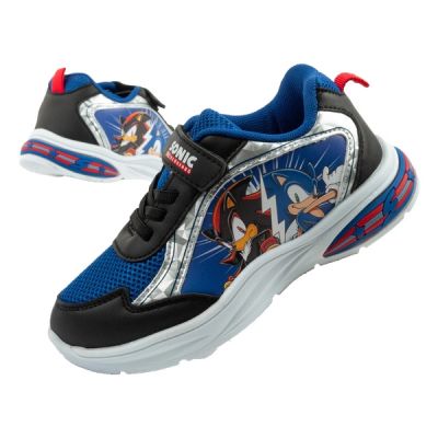Leomil buty sportowe dziecięce sneakersy Sonic lekkie na rzep LED