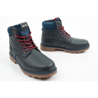 7. Levis's buty trzewiki młodzieżowe Forrest Nova za kostkę granatowe