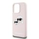 6. Etui Karl Lagerfeld Silicone Karl&Choupette MagSafe na iPhone 15 Pro Max - różowe