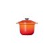 3. Garnek Le Creuset 41110180900460 COCOTTE 18 CM czerwony