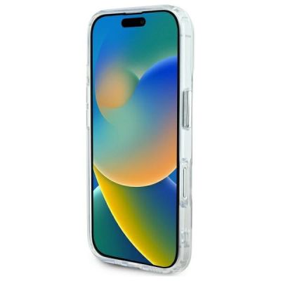 5. Etui Karl Lagerfeld IML Metal Choupette Head MagSafe na iPhone 16 Plus - białye