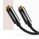 7. Ugreen kabel przewód rozdzielacz słuchawkowy 3,5 mm mini jack AUX 25cm czarny (20816)