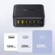 14. Stacja ładująca Baseus EnerFill FH21 120W 4xUSB-C + 2xUSB-A - czarna