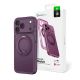 Etui AMAZINGTHING Titan Pro Spin Lens na iPhone 18 Pro z obrotowym pierścieniem i mocowaniem na smycz kompatybilne z MagSafe - fioletowe