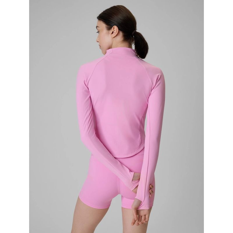 2. Bluza treningowa slim szybkoschnąca damska 4F 4FRSS26TFSWF0949-56S