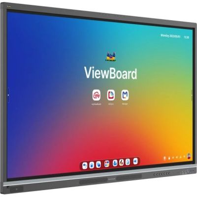 11. Viewsonic IFP5551 Display tablica interaktywna 139,7 cm (55") 3840 x 2160 px Ekran dotykowy Czarny