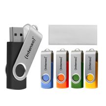 Intenso USB Flash Drive Office Line 3543595 3.2 5St. Multipack - 64 GB pamięć USB USB Typu-A 3.2 Gen 1 (3.1 Gen 1) Wielobarwny
