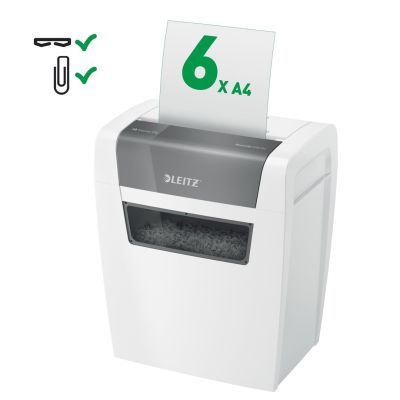 5. Leitz Niszczarka IQ Home, P4, 6 kartek, 15 l kosz