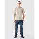 3. T-shirt oversize z nadrukiem męski 4F 4FRSS24TTSHM2535-83S