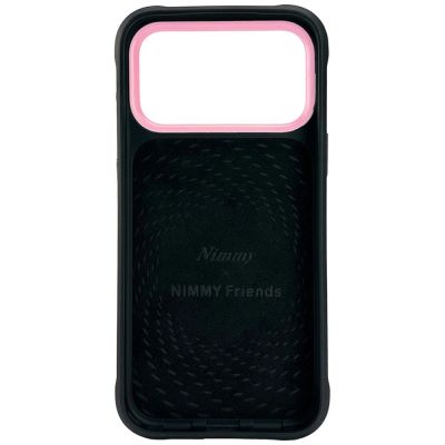 4. Etui Nimmy Glasses Cool Cat na iPhone 17 Pro - czarne