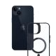 11. Etui 3mk Satin Armor MagCase z MagSafe na iPhone 14 Plus - przezroczyste z czarną ramką