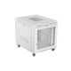 2. SZAFA INSTALACYJNA RACK STOJĄCA 19" 15U 800X1000 SZARA DRZWI PERFOROWANE LCD LANBERG (FLAT PACK)