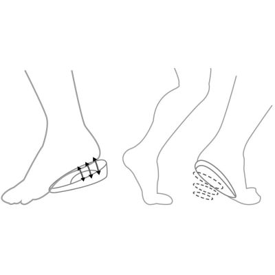 12. WKŁADKI DO BUTÓW PODPIĘTKI ŻELOWE UMBRO R.38-41