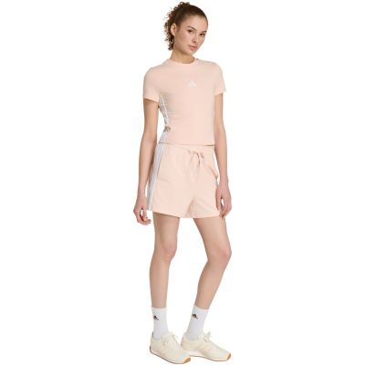 6. Koszulka damska adidas Essentials 3-Stripes Slim Baby pastelowy róż KD2343